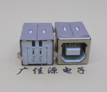 玉林USB BF180度母座 打印机接口 立式直插带赛