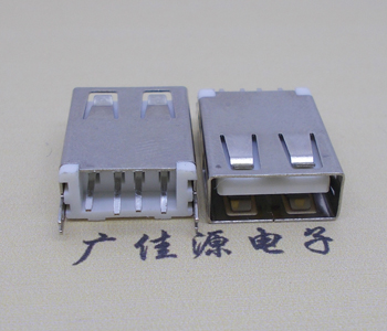 玉林USB AF立式 直插 加长款17.5MM 大电流3A插座