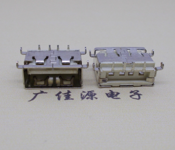 玉林USB A母 反向90度 沉板1.1/1.9插板无卷边