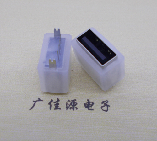 玉林USB连接器接口 10.5MM防水立插母座 鱼叉脚