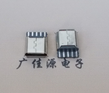 玉林Micro USB5p母座焊线 前五后五焊接有后背