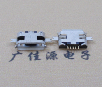 玉林MICRO USB 5P接口 沉板1.2贴片 卷边母座