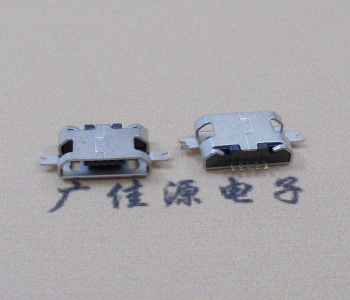 玉林MICRO USB B型口 两脚SMT沉板0.7/1.0/1.6直边