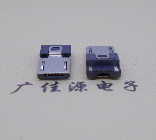 玉林MICRO 5P公头 焊线 外露6.75MM单排2 3短路
