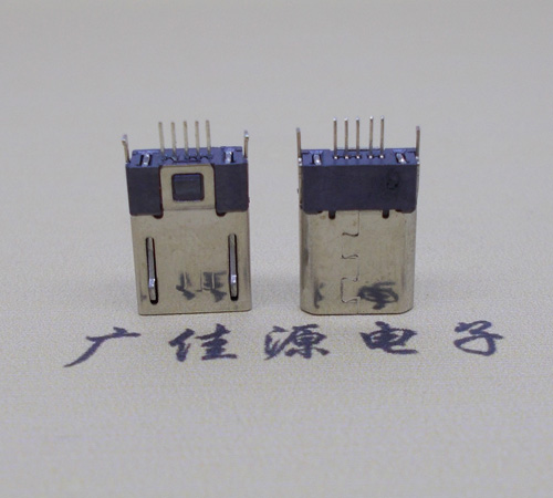 玉林micro-迈克 插座 固定两脚鱼叉夹板1.0公头连接器
