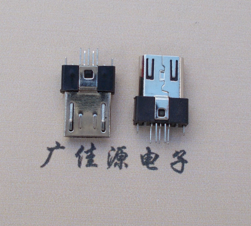 玉林MICRO USB2.0插头.带卡勾-无卡勾夹板公头