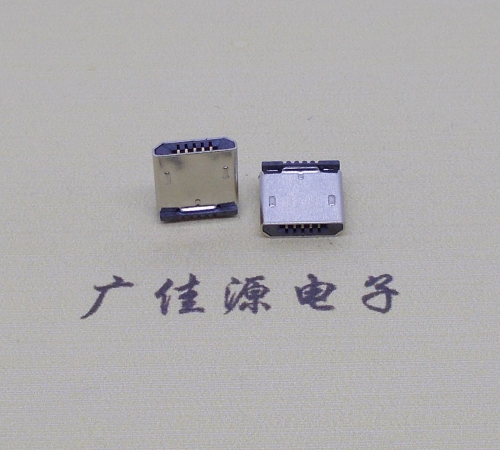 玉林micro usb 5p公头 短体插板H=5.9立插