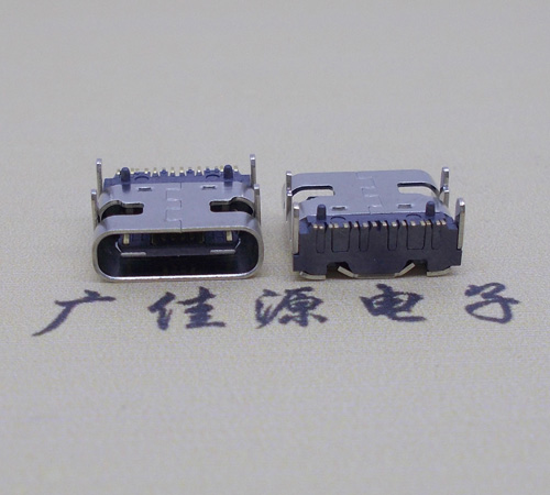 玉林板上型type-c16p母座连接器 卧式type-c16p母座接口