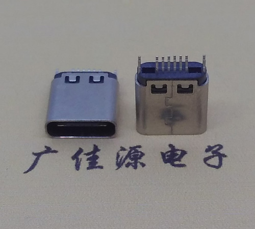 玉林type-c16p母座,夹板式type-c16p接口连接器