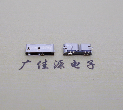 玉林无卷边micro usb3.0母座10pin全脚贴