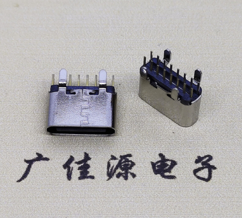 玉林USB 3.1TYPE C直插母座16Pin引脚图正负极规范