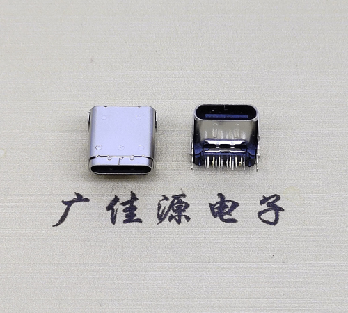 玉林type c24p板上母头 typec接口数据CL=3.4,DIP+SMT端子DIP长脚